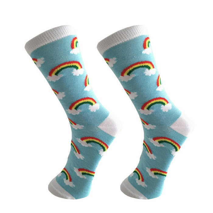 Wholesale Animal Series Cartoon Men's Middle Socks JDC-SK-YiYan079