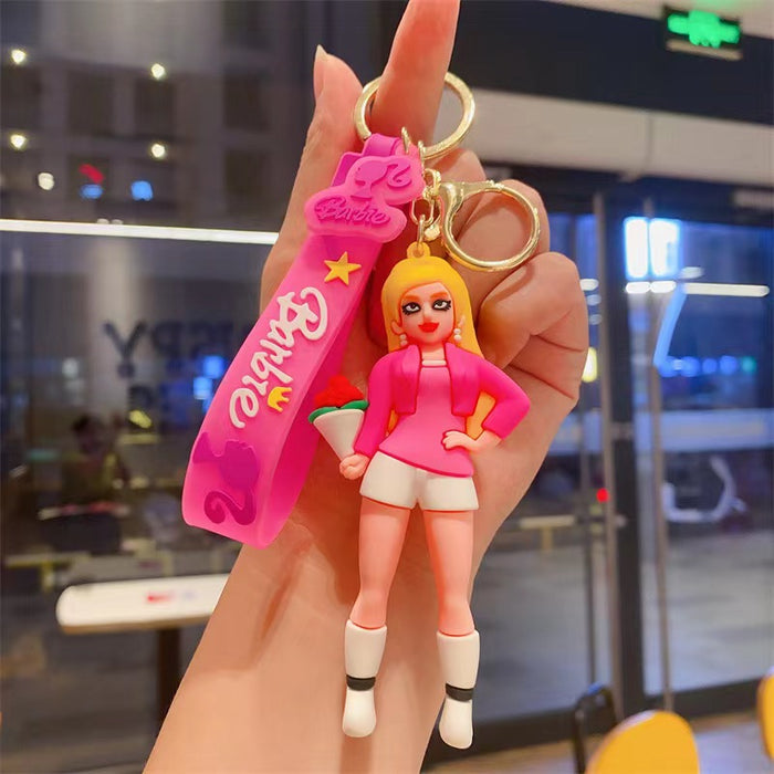 Wholesale Cartoon Doll PVC Keychain JDC-KC-LuoYan010