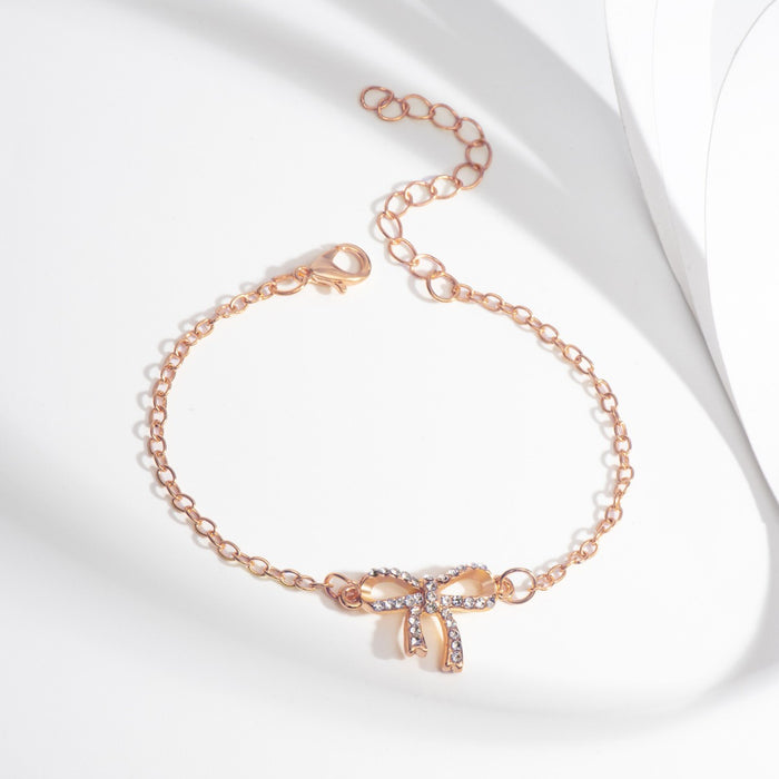 Wholesale bow bracelet women's jewelry all-match bracelet small fresh diamond bracelet