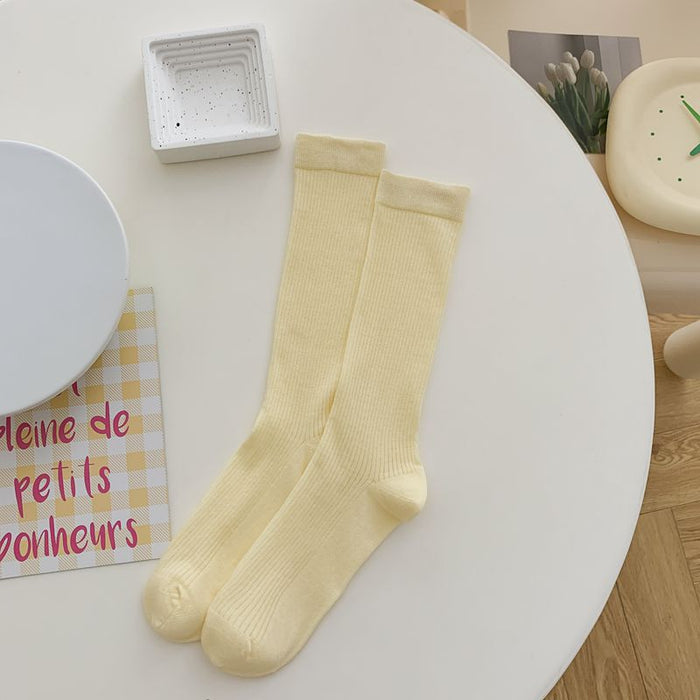 Wholesale Middle socks, pure cotton long socks, pile socks