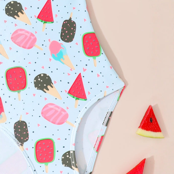 Wholesale Cute bow swimsuit for conjoined children