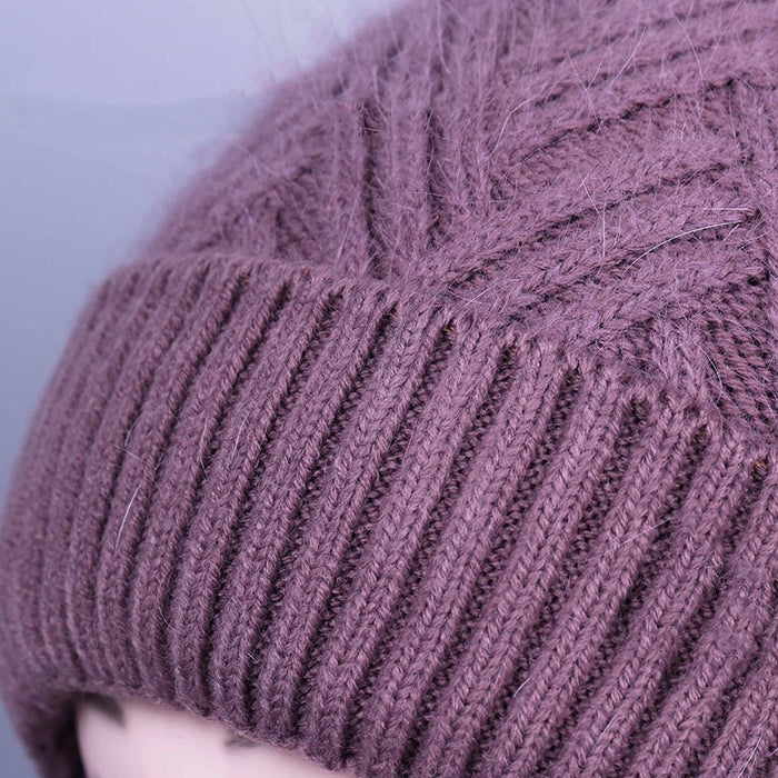 Wholesale Plush Warm Knitted Hat JDC-HT-PX013