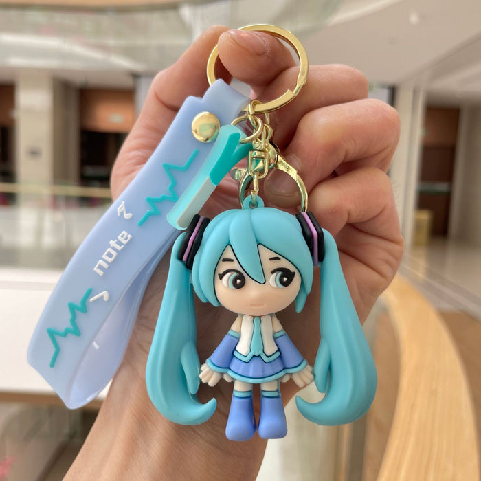 Wholesale Keychain cartoon pendant backpack ornament cute doll car keychain