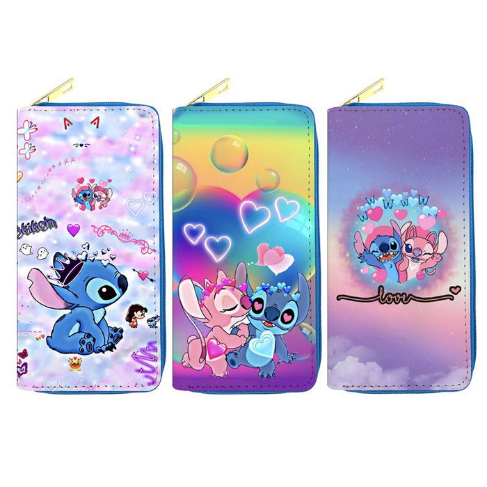 Wholesale 5pcs Cartoon Printed Long PU Wallet JDC-WT-JiRui015