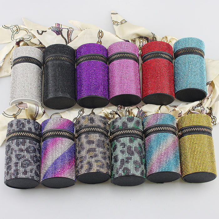 Wholesale Diamond Lipstick Perfume Box Keychain JDC-KC-TMS004