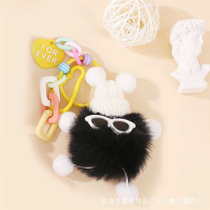 Wholesale Cartoon Cute Plush Keychains JDC-KC-Jinqian002