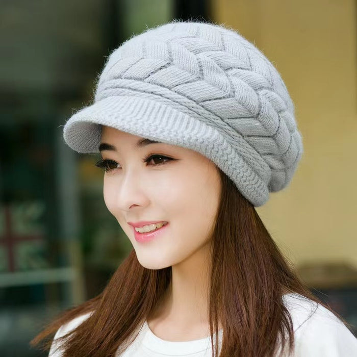 Wholesale Warm Knitted Wool Hats for Middle-aged and Elderly People JDC-HT-PX002