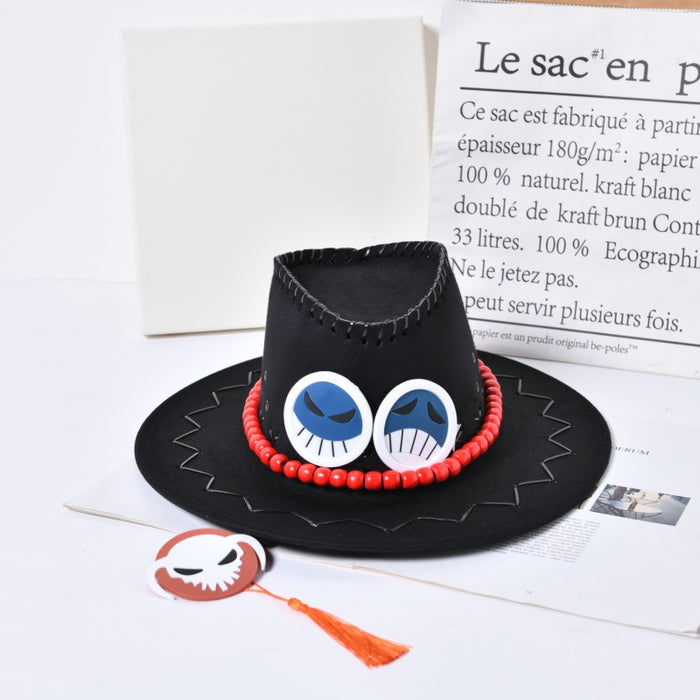 Wholesale Cowboy Hat Cosplay Props Accessories For One Piece Anime Cartoon Character Jeans Hat