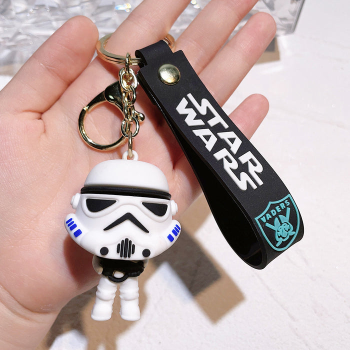 Wholesale Cartoon Silicone Doll Keychain JDC-KC-QiChao014