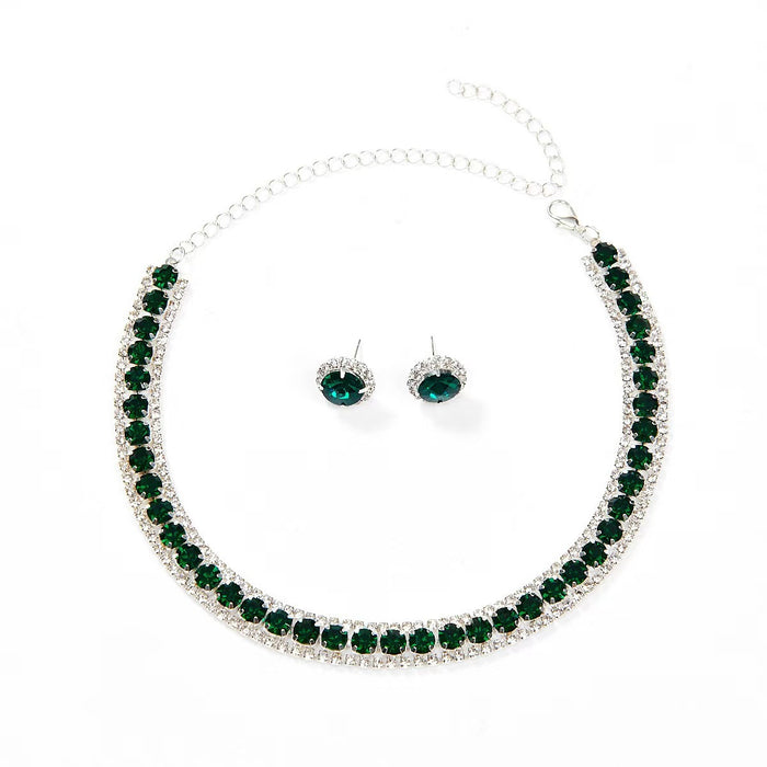 Wholesale Fashionable rhinestone necklace for women's accessories