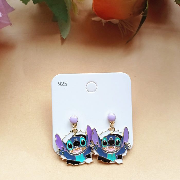 Wholesale Cute Alloy Cartoon Earrings JDC-ES-Xiaox013