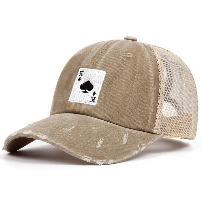 Wholesale Card Pattern Hat Baseball Cap