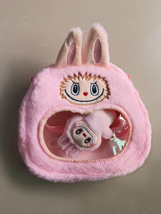 Wholesale Plush Cartoon Children' s Bag Cute Little Girl Doll Handbag Shoulder Bag