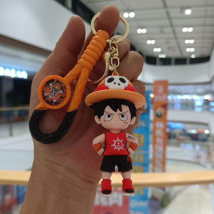 Wholesale Cartoon Silicone Anime Keychain JDC-KC-YiChang026