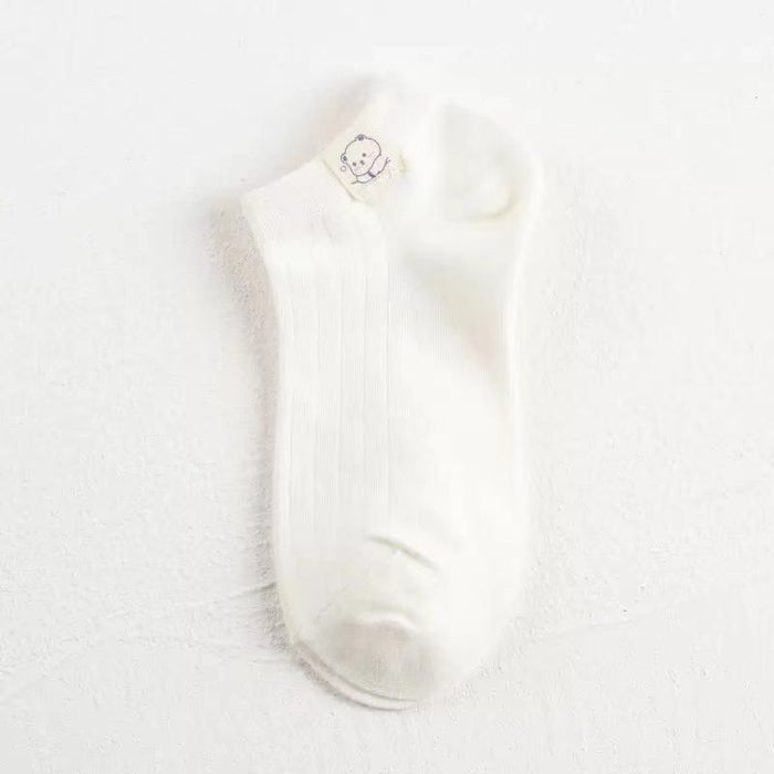 Wholesale Breathable fabric standard socks, cute cartoon boat socks