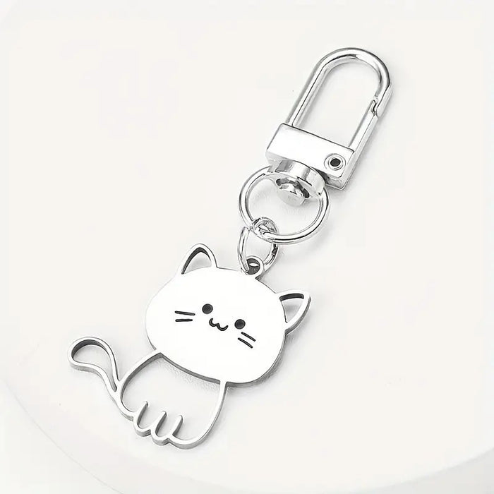 Wholesale Creative Stainless Steel Cartoon Keychain