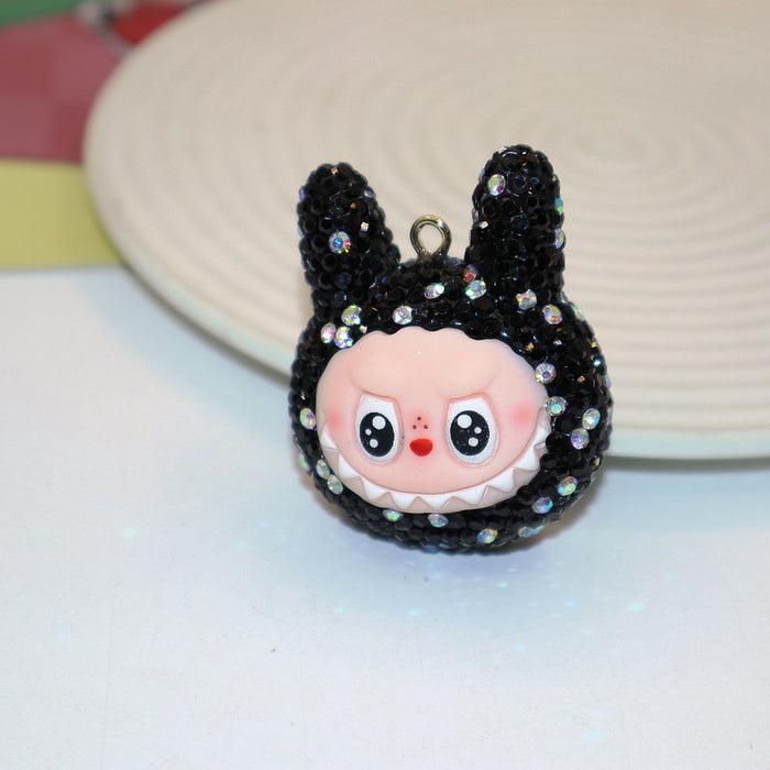 Wholesale Soft Clay Keychain with Diamonds,  Cute Personalized Bag Pendant,  Car Keychain,  Colorful Accessories