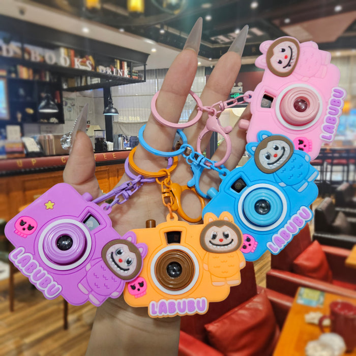 Wholesale Cartoon Doll Functional Luminous Cloth Creative Cartoon Cute Keychain Bag Pendant Keychain Car Buckle