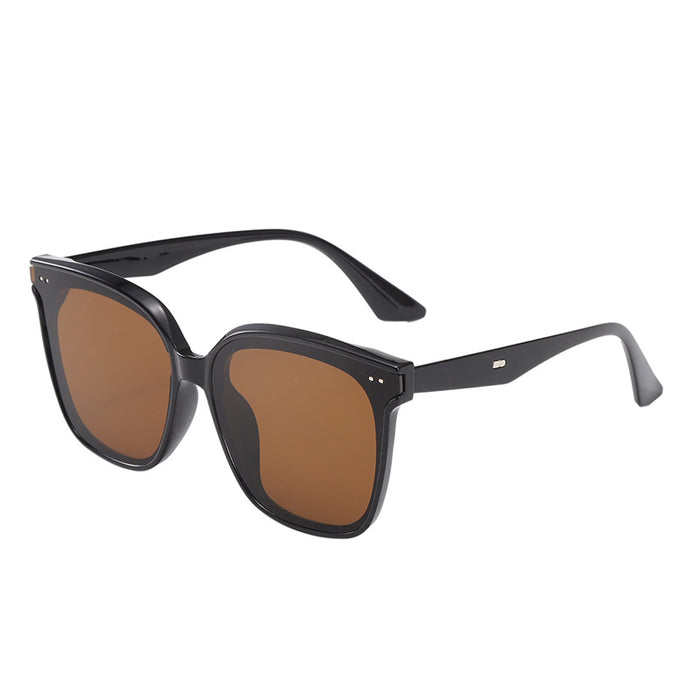 Wholesale Casual style retro versatile square frame full frame sunglasses for daily commuting