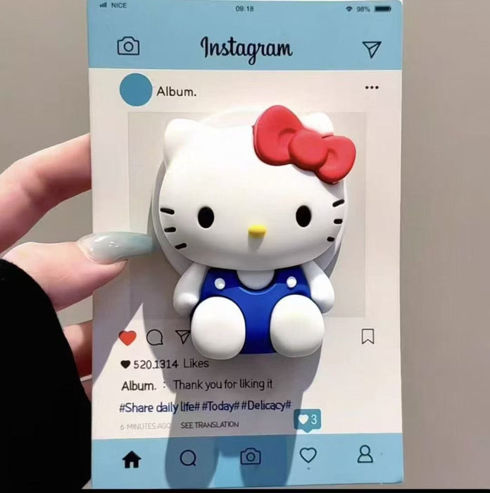 Wholesale Cartoon cat 3D silicone Phone stand