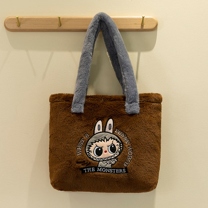Wholesale Color Rags Plush Bag Children' s Casual Doll Bag Girl' s Cartoon Creative Snacks Portable Shoulder Bag