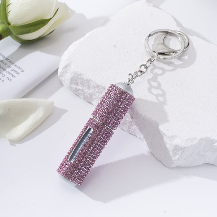 Wholesale Diamond 5ml Perfume Bottle Keychain JDC-KC-ZY021