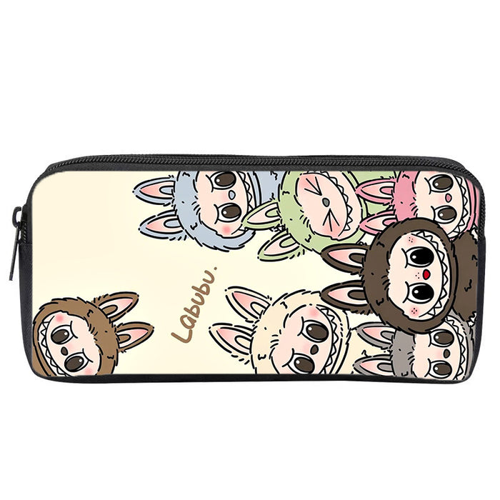 Wholesale Pencil Bag Student Stationery Bag Cartoon Printed Pencil Bag Single Layer Pencil Bag Large Capacity