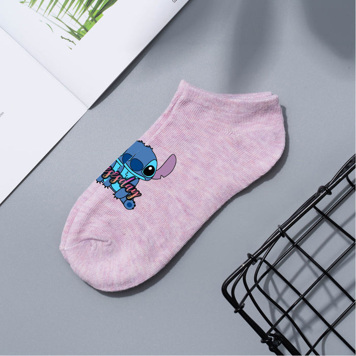 Wholesale Cartoon Short Cotton Socks JDC-SK-WuDuomei005