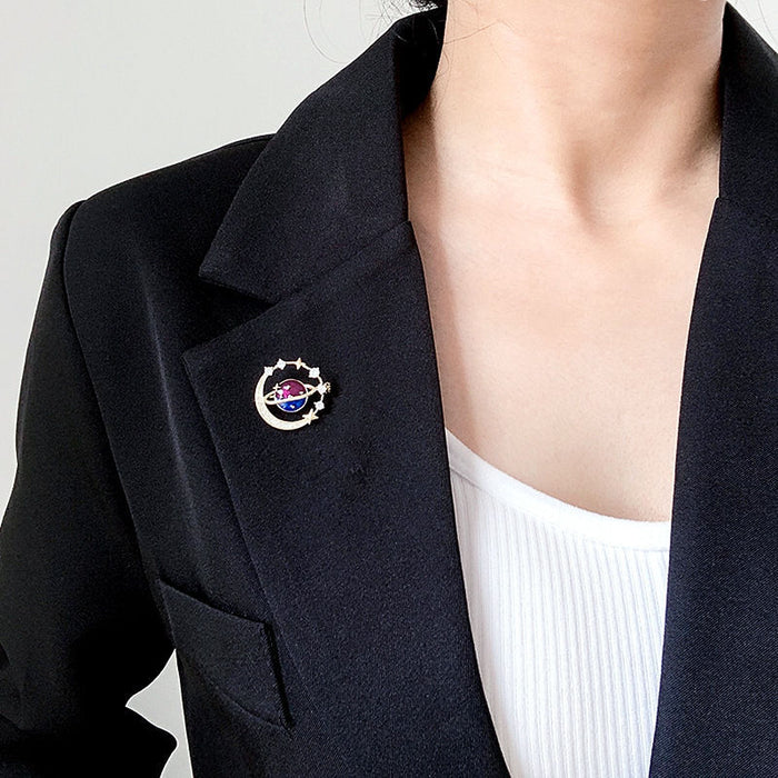 Wholesale Brooch, personalized chest flower, cardigan collar, anti glare fixation