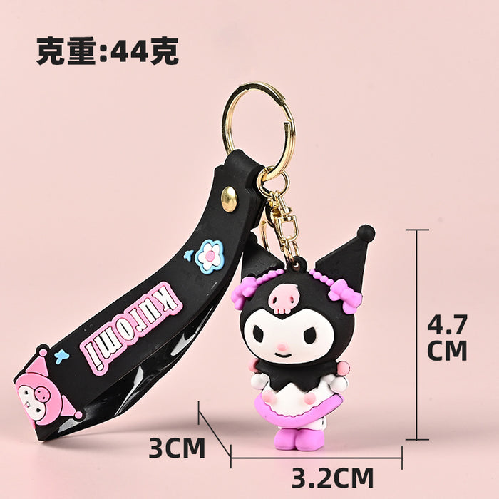 Wholesale Cartoon Cute PVC Soft Keychain Pendant Fashion Accessory Gift MOQ≥10