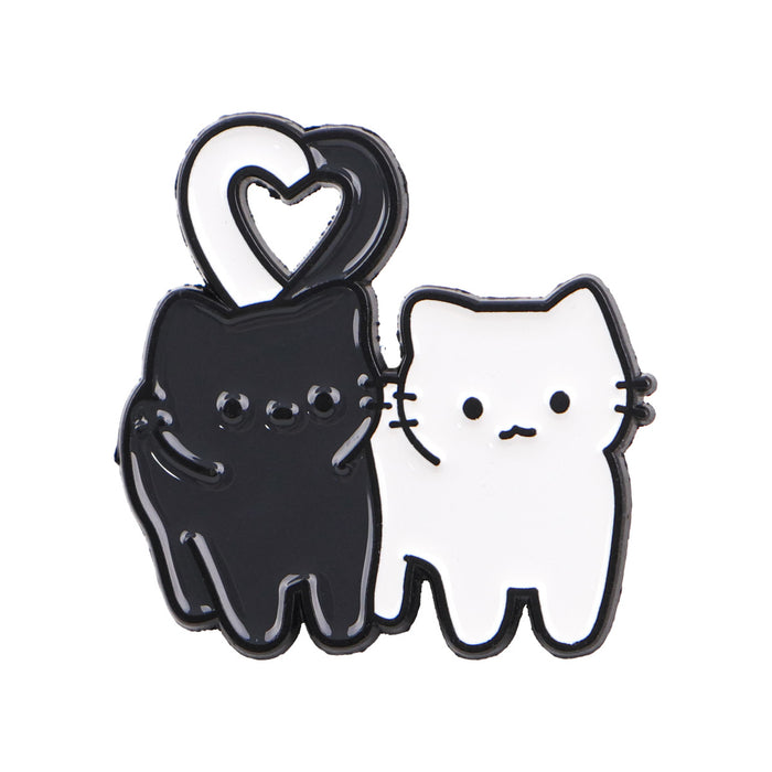 Wholesale Monster Cat English Brooch Badge Clothing Backpack Accessory