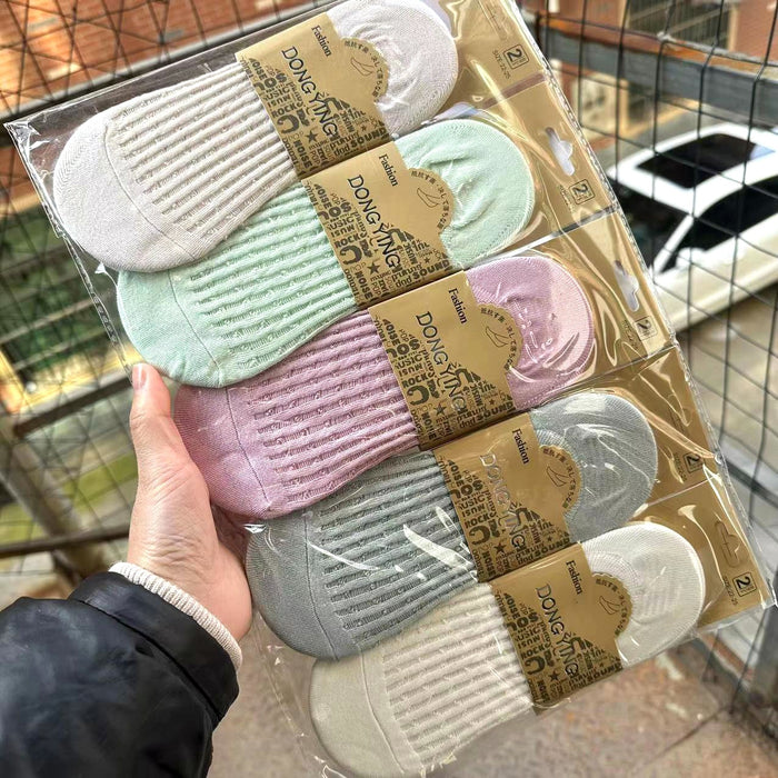 Wholesale Thin fitting boat socks, shallow mouth socks, cotton invisible socks