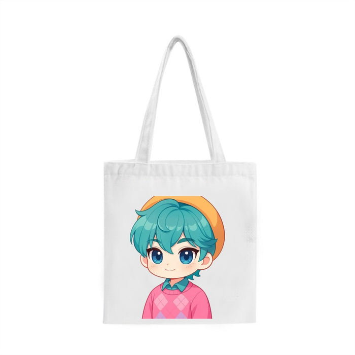 Wholesale KPOP cartoon character printed canvas shoulder bag
