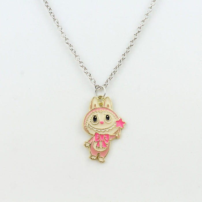 Wholesale Cartoon Jewelry Alloy Dripping Oil  Necklace