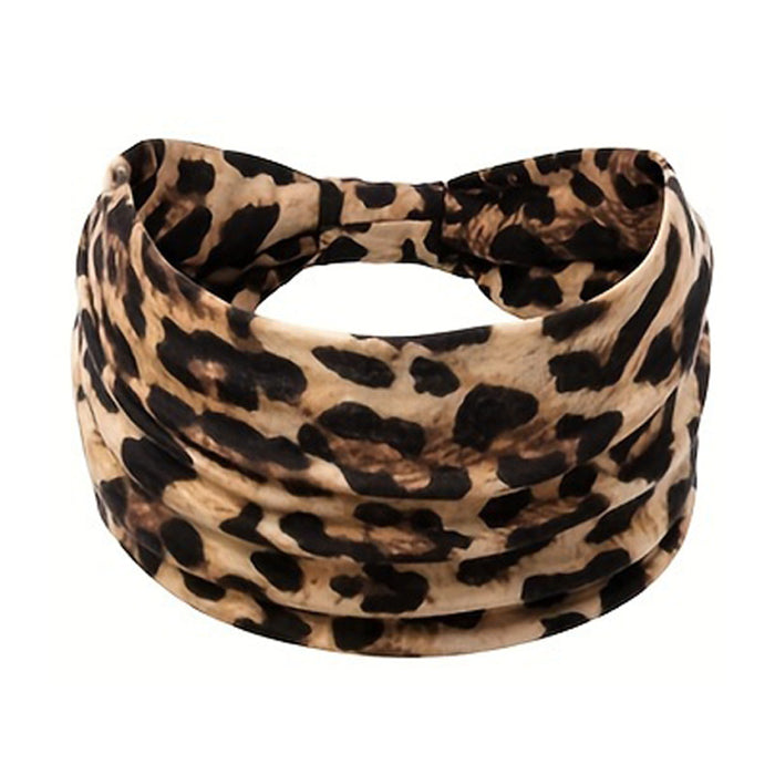 Wholesale Cashew Yoga Sports Headband Bohemian Antiperspirant Sweat-Absorbent Stretch Cotton Headband for Women