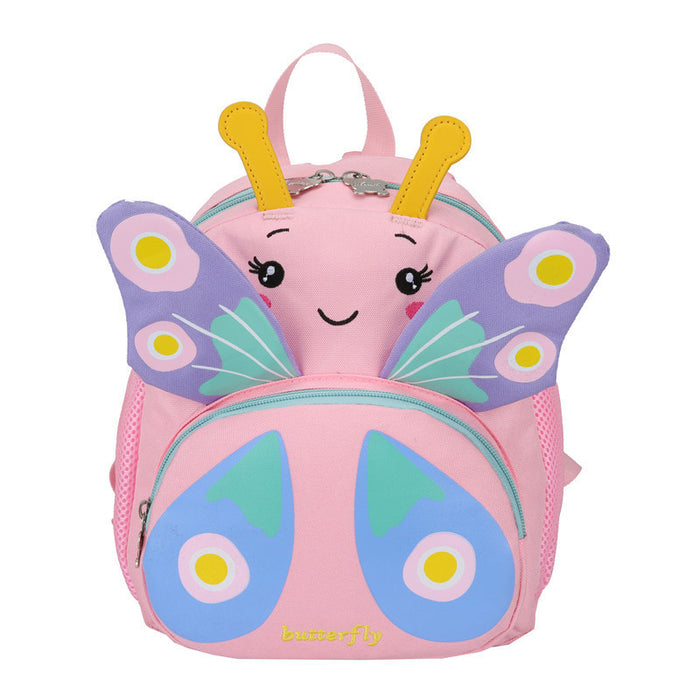 Wholesale Small Fresh Cartoon Butterfly Anti-loss Children's Backpack 2024 Summer New Color Colorful Children's Anti-loss Bag