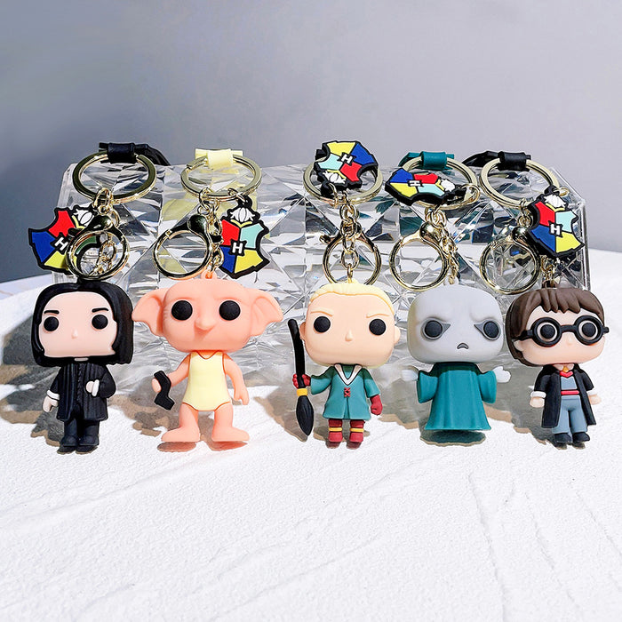 Wholesale Cartoon Silicone Doll Keychain JDC-KC-QiChao045