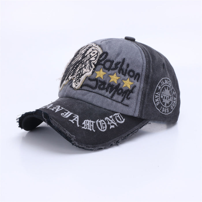 Wholesale Sunshade hat, casual letter baseball cap, used outdoor duckbill cap, spring and autumn