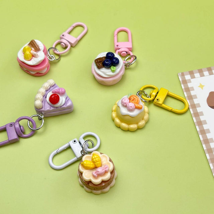 Wholesale Rainbow Cute 3D Keychain Girl's Bag Pendant Pendant