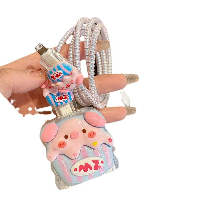 Wholesale Cartoon Character 3D Charger Protective Case 20W