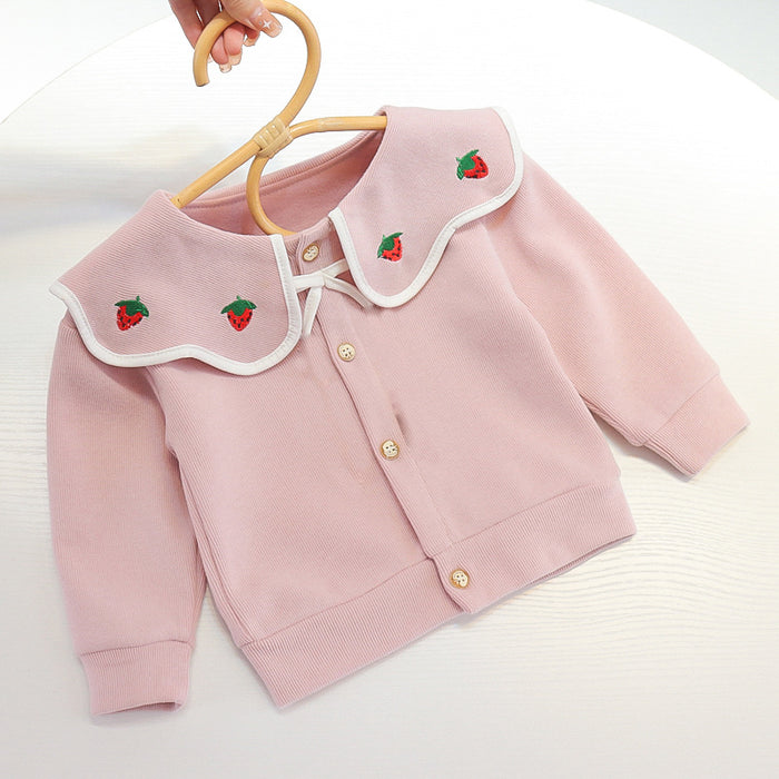 Wholesale Girls Spring and Autumn Thin Jackets for Children JDC-CTS-MianY040