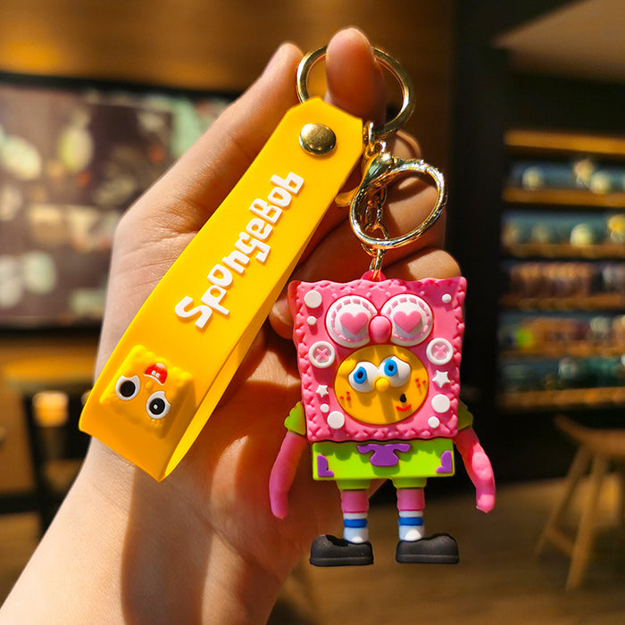 Wholesale Cartoon Doll Silicone Keychain JDC-KC-Tingm256