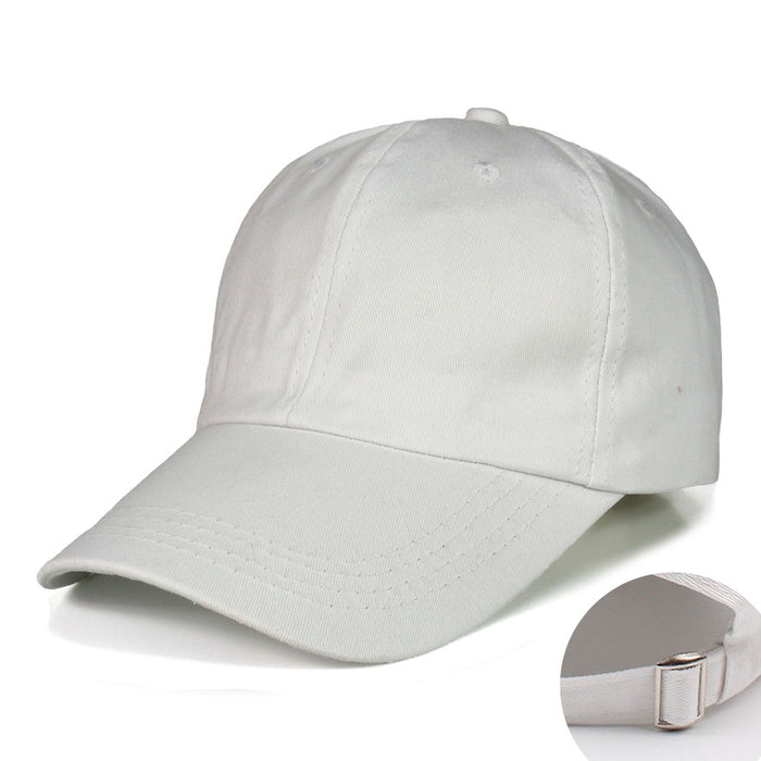 Wholesale Lightweight baseball cap with soft top and no lining, simple cotton duckbill cap
