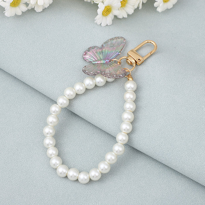 Wholesale Butterfly Flying Series Headphone Companion Keychain with Exquisite Colorful