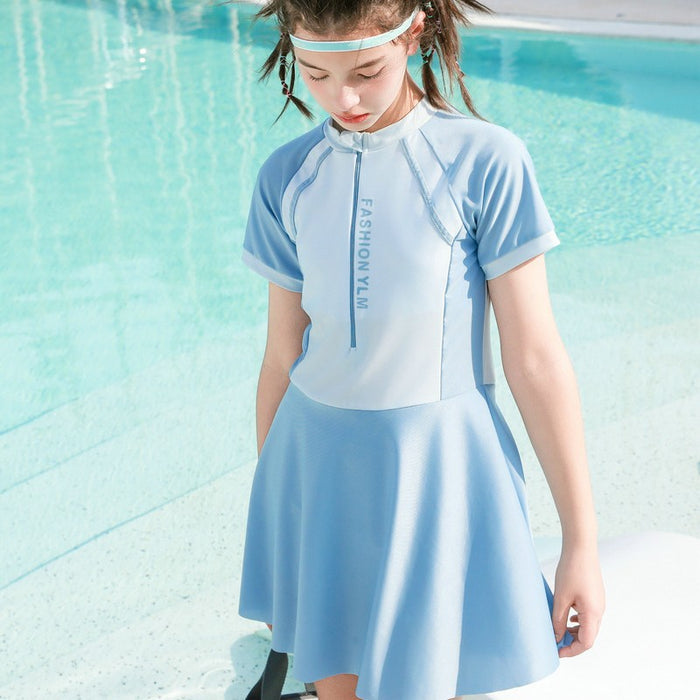 Wholesale New swimsuit one-piece sun protection skirt style swimsuit