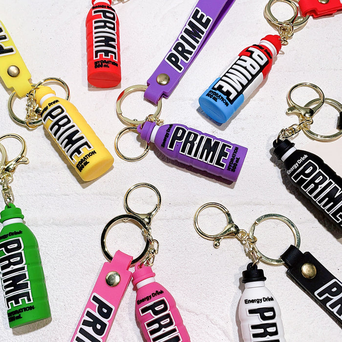 Wholesale Silicone Energy Drink Bottle Keychain JDC-KC-QiChao070