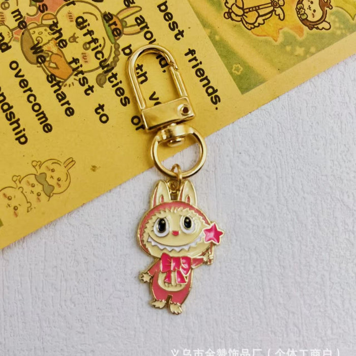 Wholesale Cartoon Couple Keychain Pendant Alloy Fashion Toy Bag Ornament Doll Cute Gift