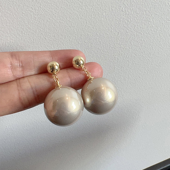 Wholesale Pearl and Cat' s Eye Stud Earrings