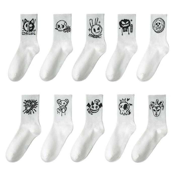 Wholesale Socks women' s sports socks cotton socks white stockings autumn and winter