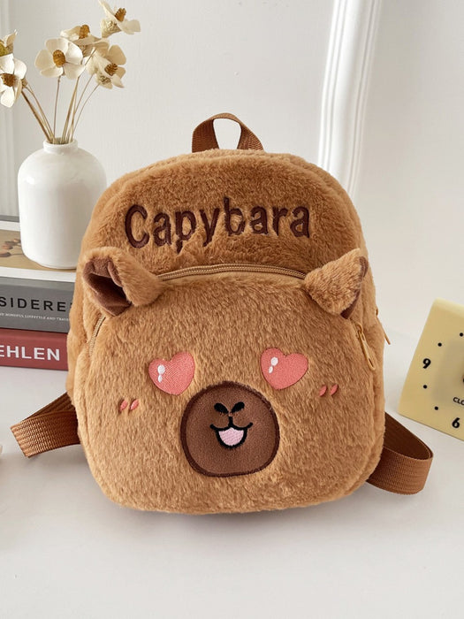 Wholesale Cute cartoon plush backpack bags